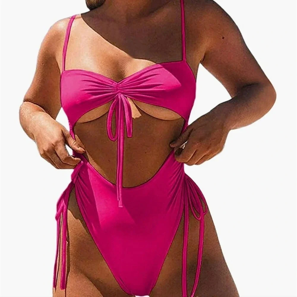 Sexy Hot Pink Swimsuit S